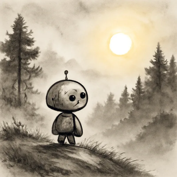 Chinese Ink Wash style