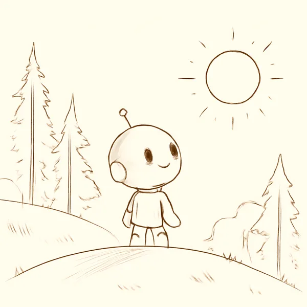 Minimalist Line style example